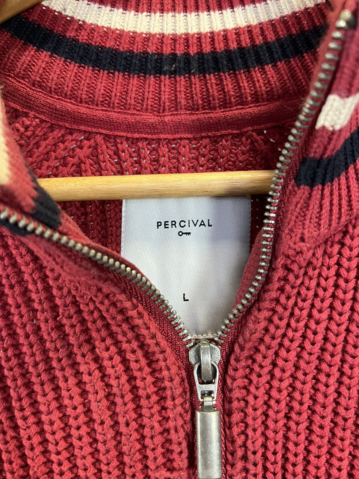 Percival Percival 1/3 zip sweater Size US L / EU 52-54 / 3 - 3 Thumbnail