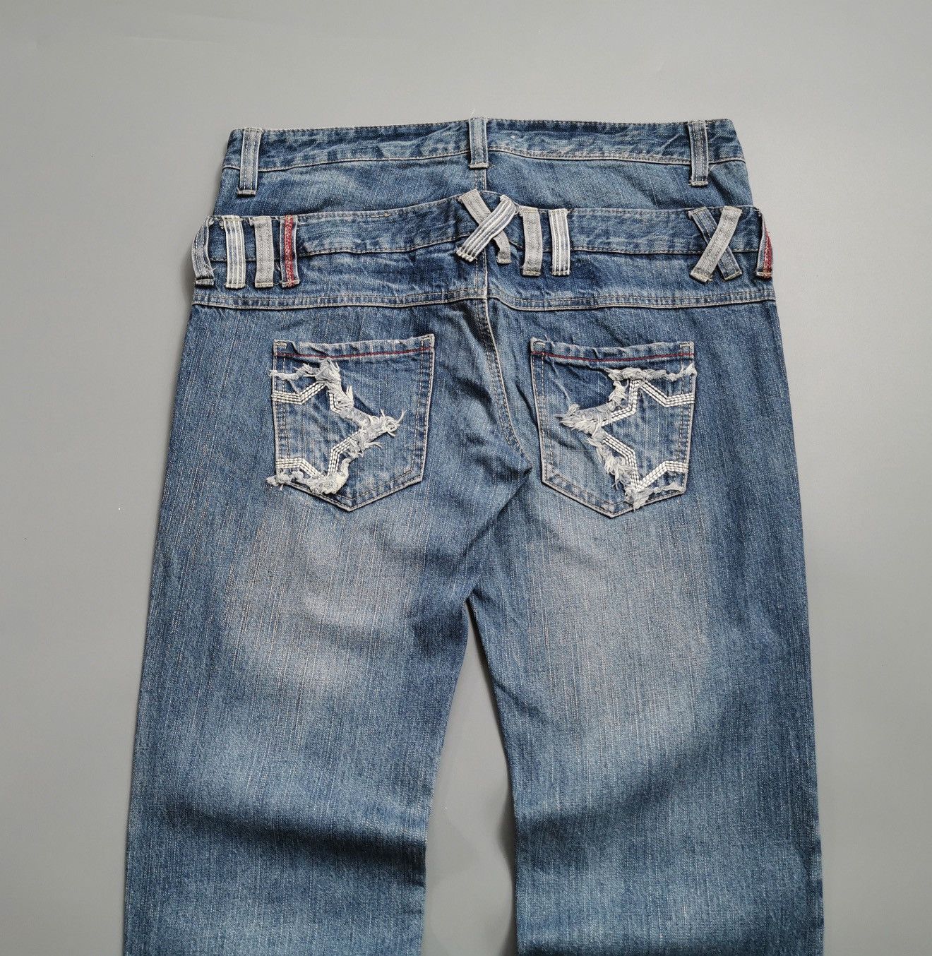 Other Double Waist Distressed Jeans Size US 34 / EU 50 - 7 Thumbnail