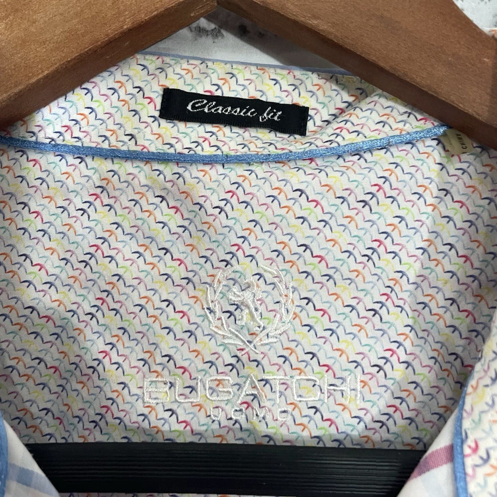 BUGATCHI Bugatchi Plaid Button-Down Shirt Mens L Multicolor Long Sleeve Size US L / EU 52-54 / 3 - 4 Thumbnail
