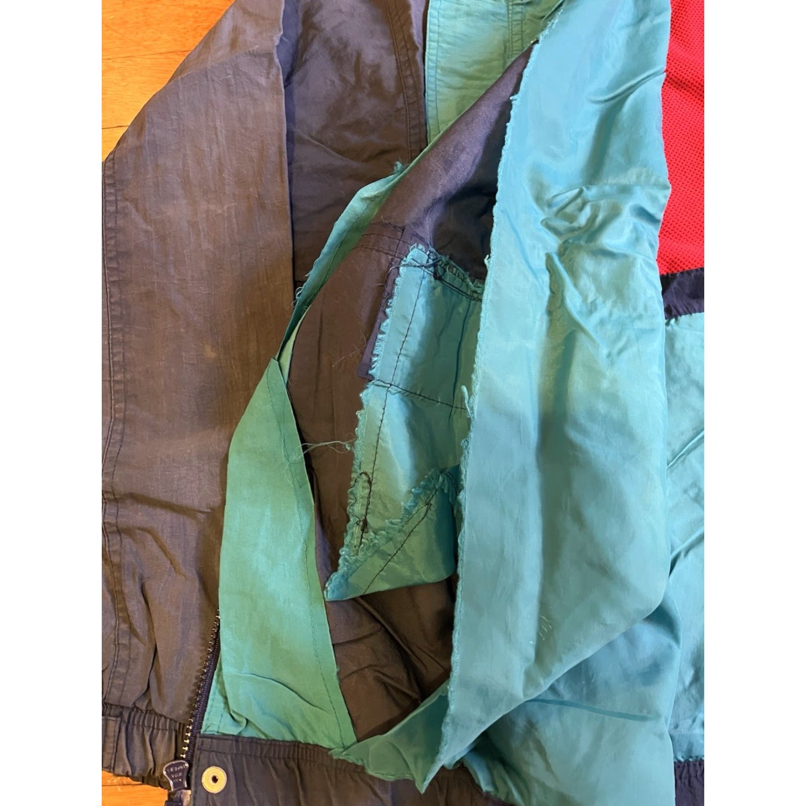 Vintage VINTAGE New York City Marathon 1995 Jacket Men's XL Blue Distressed 90s Size US XL / EU 56 / 4 - 7 Thumbnail