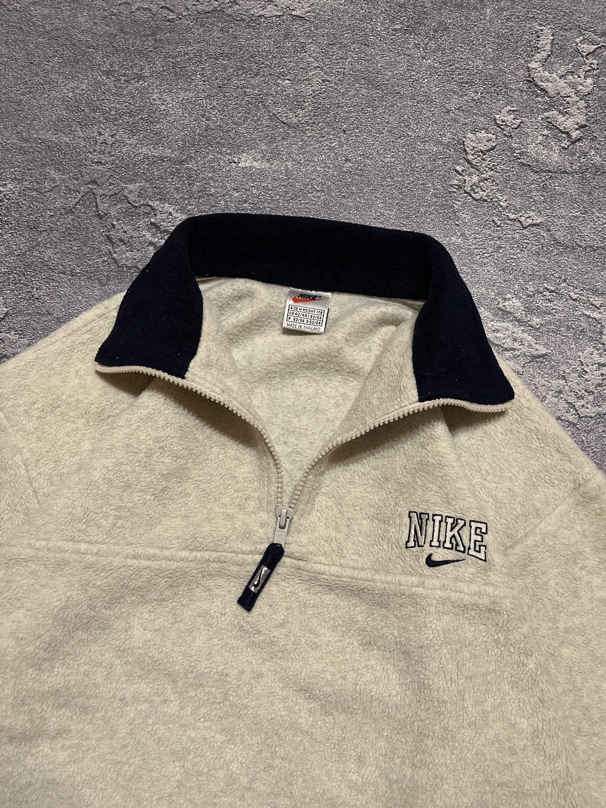 Nike × Vintage VINTAGE NIKE BIG LOGO BAGGY FLEECE HOODIE 90S Size US M / EU 48-50 / 2 - 5 Thumbnail