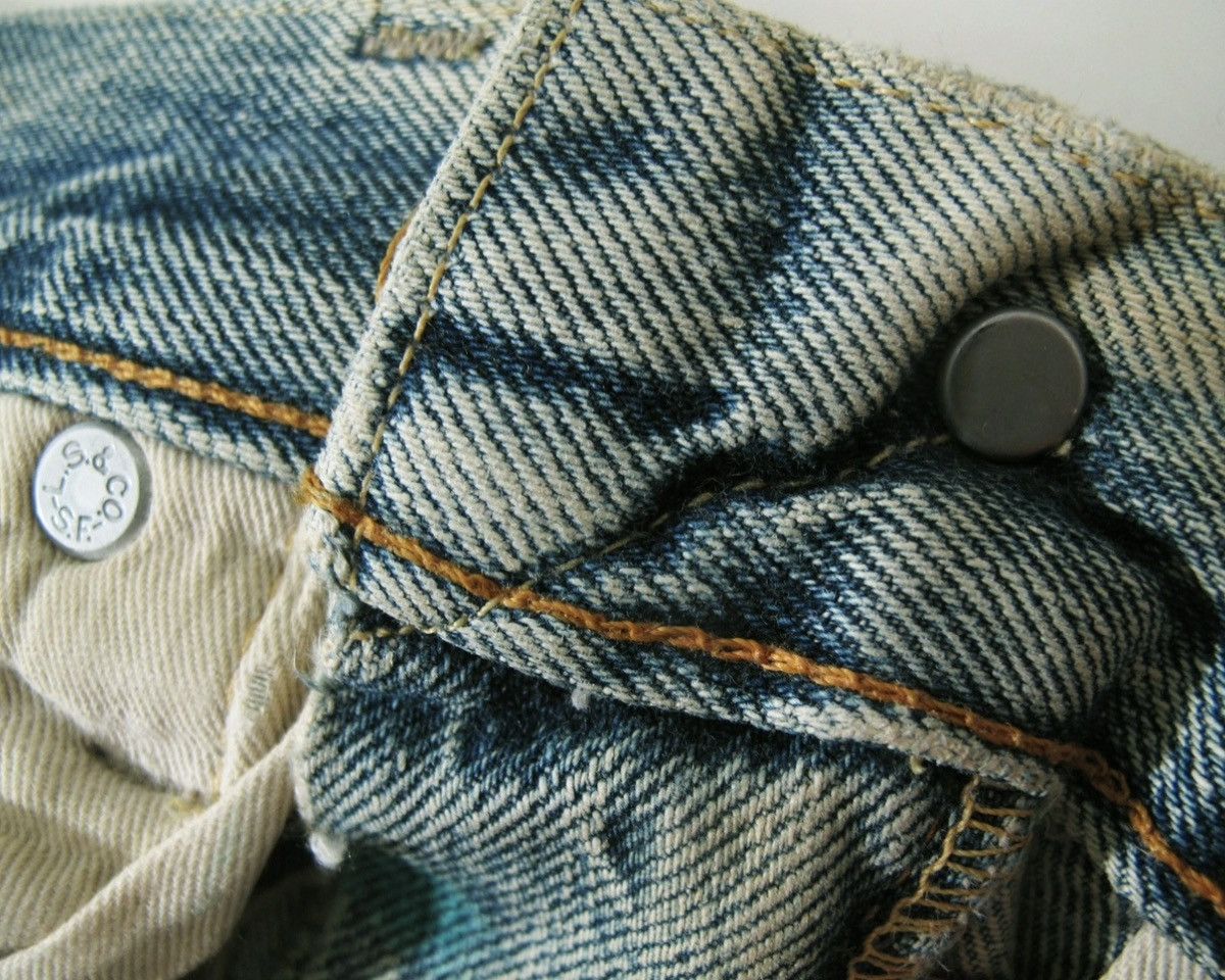 Levi's Vintage Clothing Levi’s 501Z XX Big E Selvedge 1954 Repro Rare Size US 29 - 7 Thumbnail
