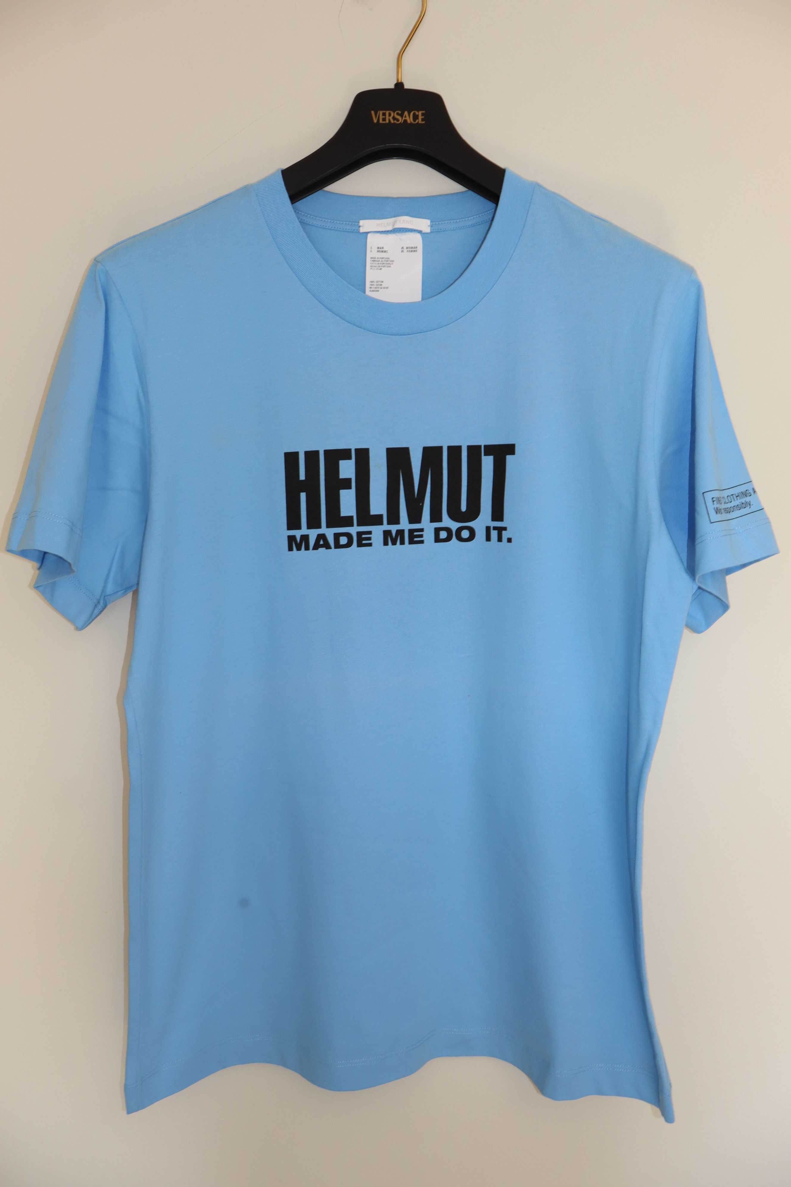 Helmut Lang Helmut made me do it t-shirt Size US L / EU 52-54 / 3 - 1 Thumbnail