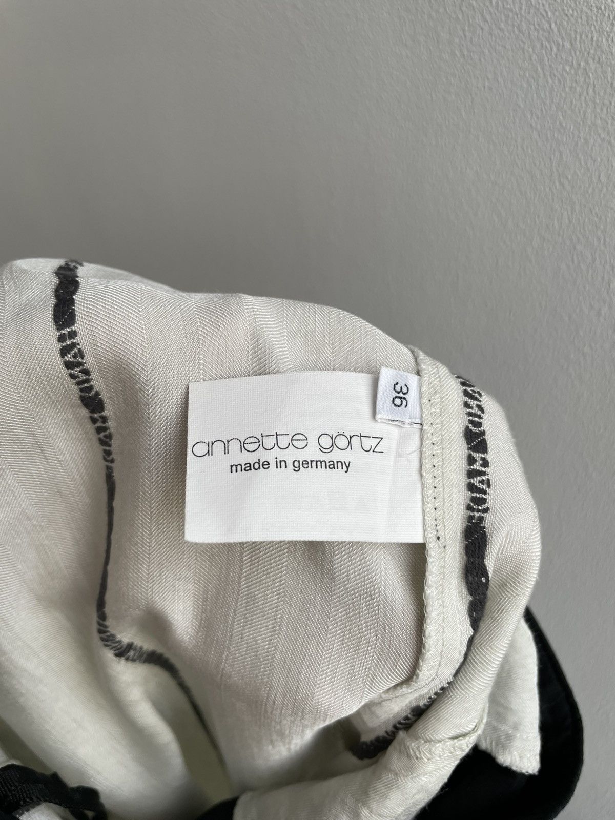 Annette Gortz × Designer × Vintage Anette Gortz Germany Linen Viscose Classic Pants Free Fit Size 36" / US 14 / IT 50 - 22 Thumbnail