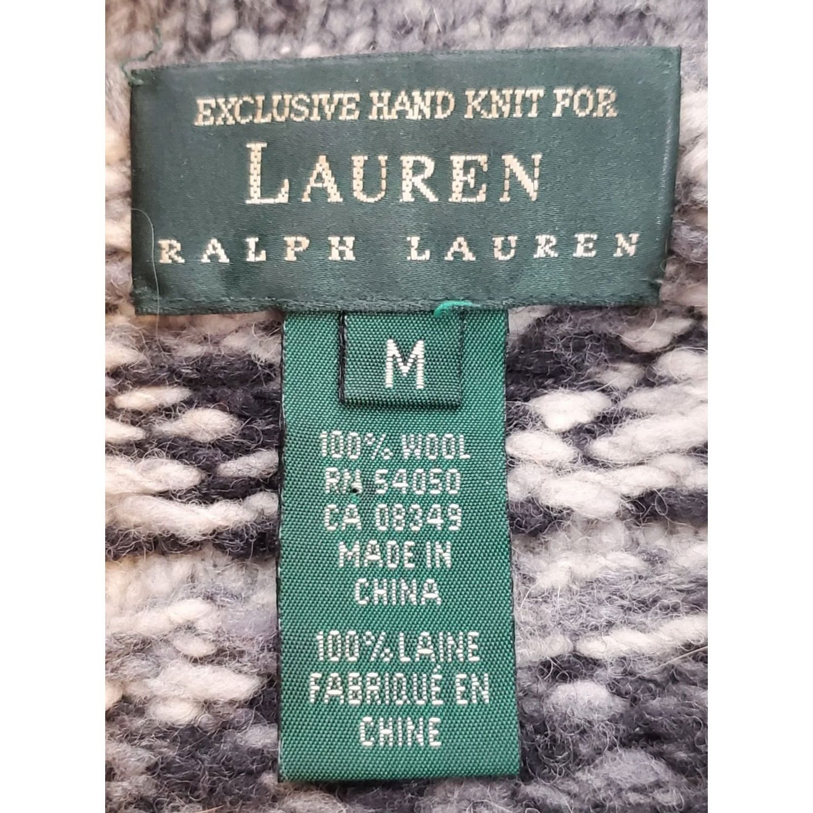 Ralph Lauren Lauren Ralph Lauren Sweater Womens M Hand Knit Wool Pullover Aztec Southwestern Size M / US 6-8 / IT 42-44 - 5 Thumbnail