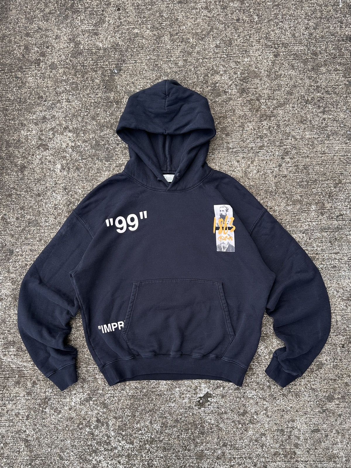 Off-White Off White impressionism 1863 Hoodie Size US L / EU 52-54 / 3 - 1 Thumbnail