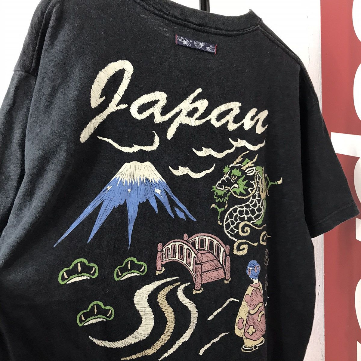 Hysteric Glamour Mind Game Japan Sukajan Yokosuka Phoenix fuji blossom Tee Size US L / EU 52-54 / 3 - 5 Thumbnail