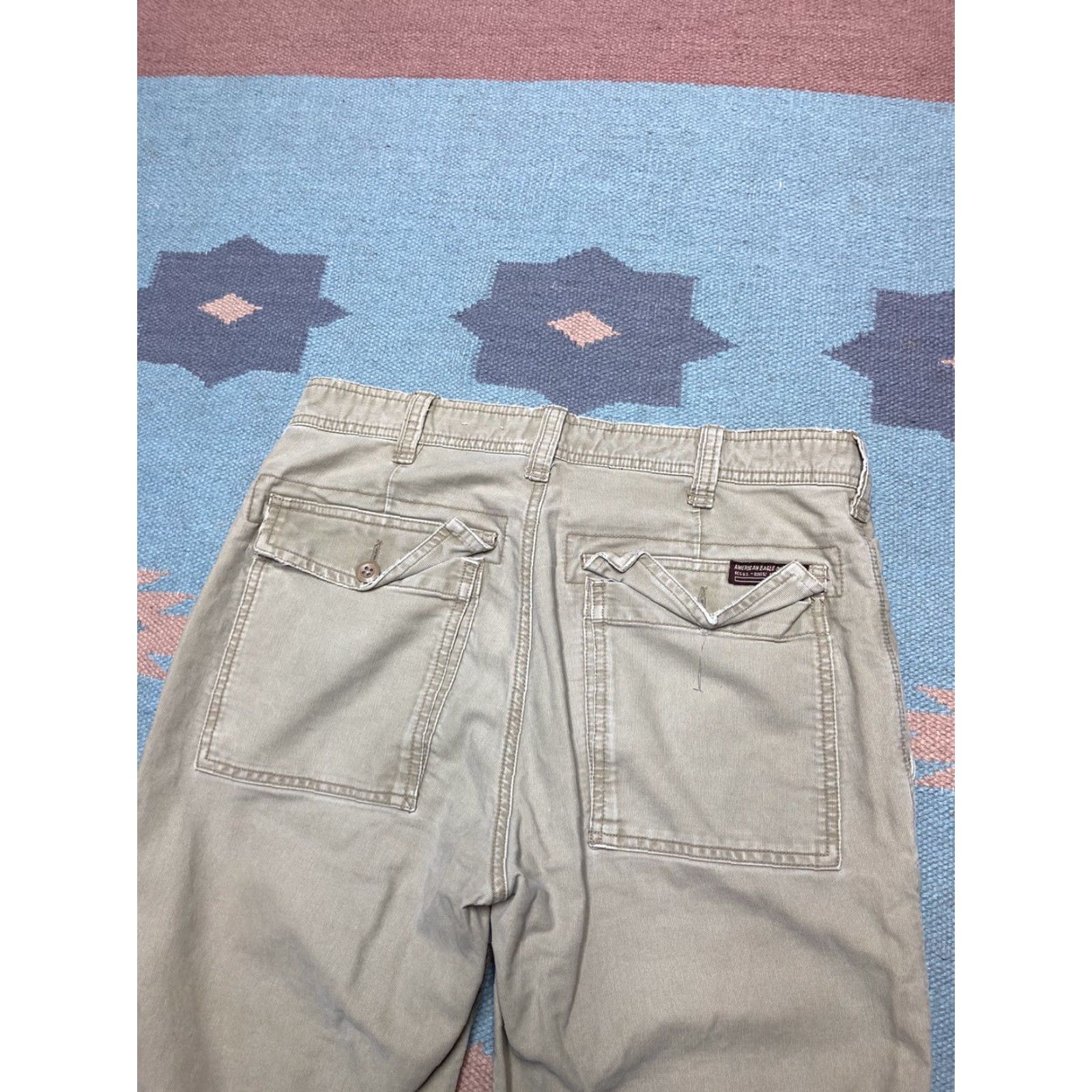 American Eagle Outfitters VINTAGE American Eagle military surplus pants Canvas Khaki Beige 31x30 EUC Mens Cotton Size US 31 - 4 Thumbnail