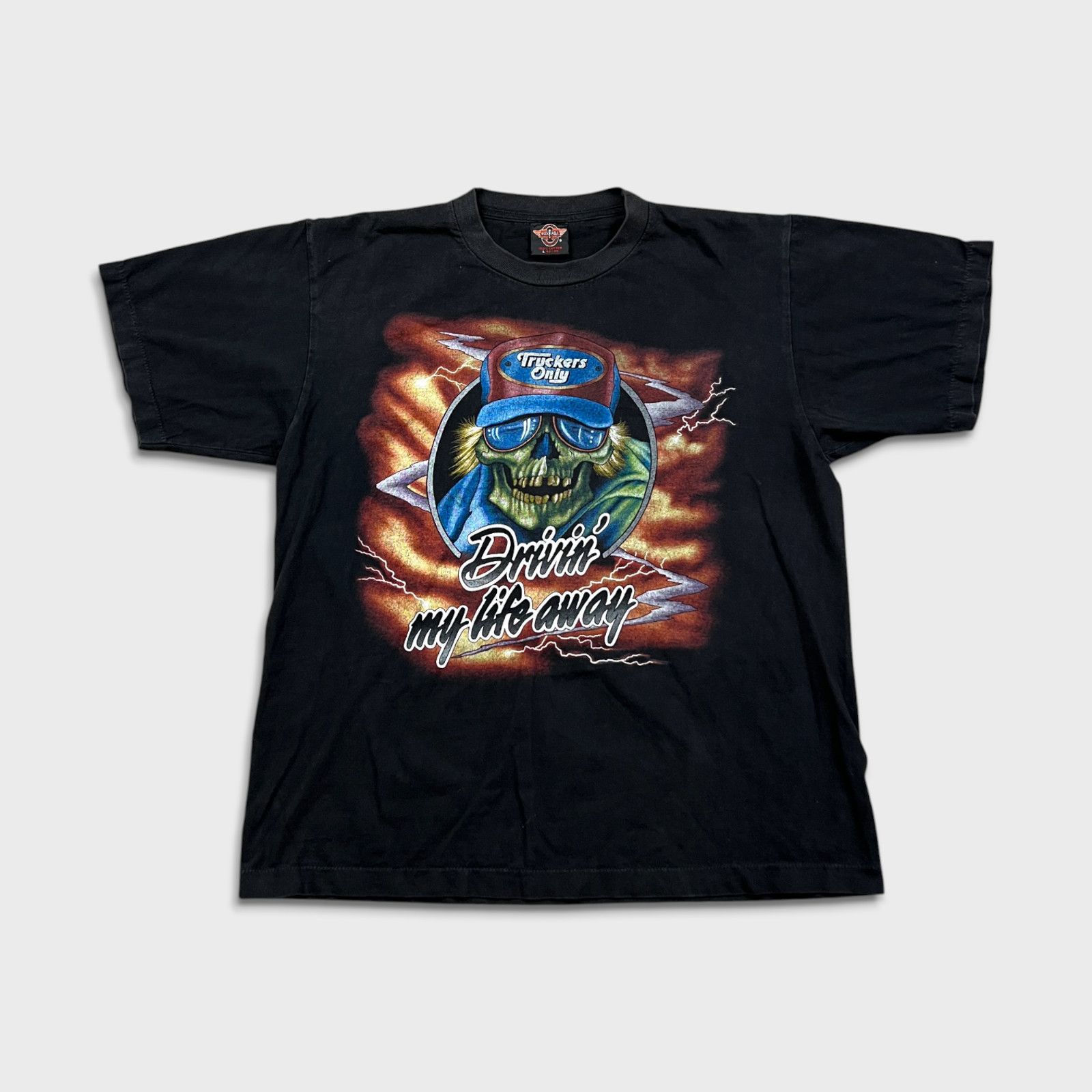 Vintage Vintage 1989 3D Emblem Truckers only San Francisco T-shirt