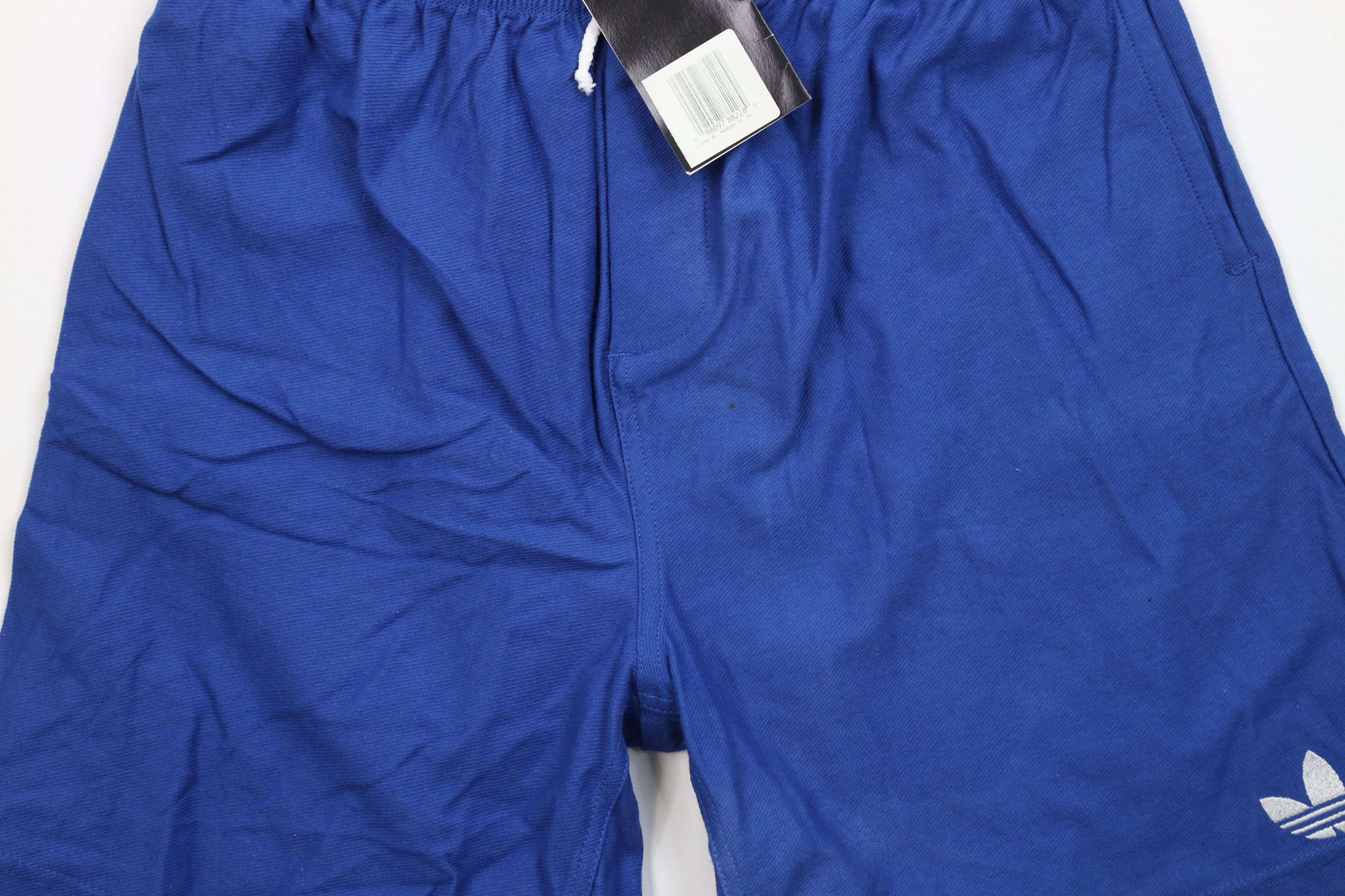 Vintage Deadstock Vintage 90s Adidas Above Shorts Royal Blue Cotton Size US 36 / EU 52 - 3 Thumbnail