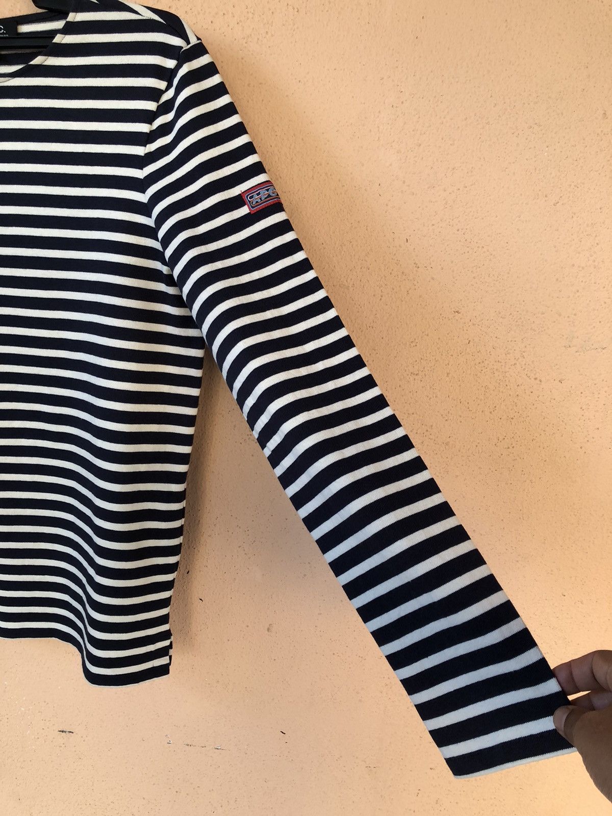 A.P.C. × Solid & Striped × Vintage Vintage A.P.C Striped LS Shirt Size US M / EU 48-50 / 2 - 5 Thumbnail