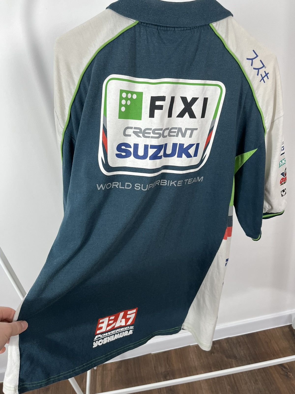 Vintage Vintage Racing Suzuki Polo T-shirt Size US XXL / EU 58 / 5 - 11 Thumbnail