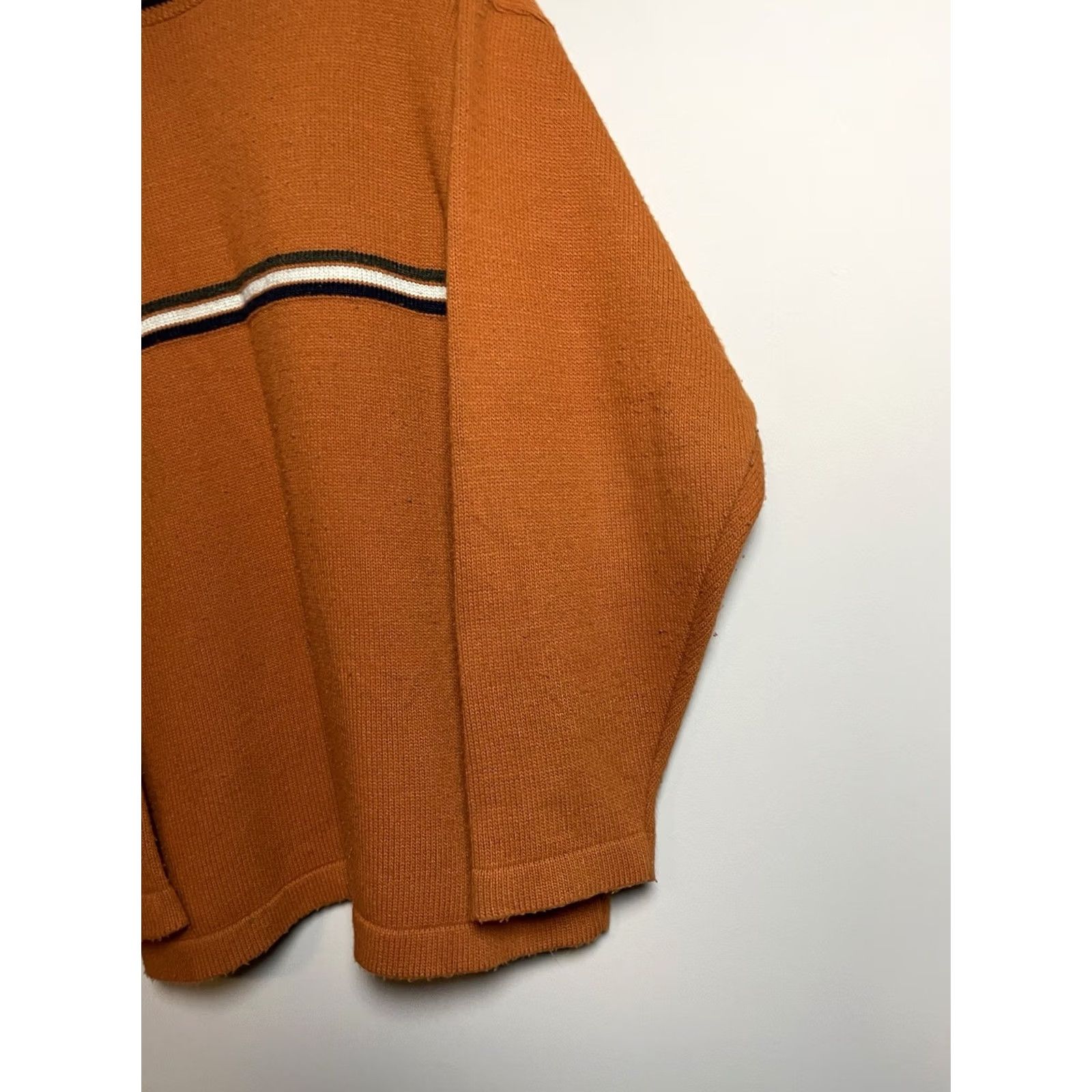 New Era VINTAGE New Era Sweater Mens Regular Size XL Orange Knit Pullover 80s Retro Grunge USA College Size US M / EU 48-50 / 2 - 4 Thumbnail