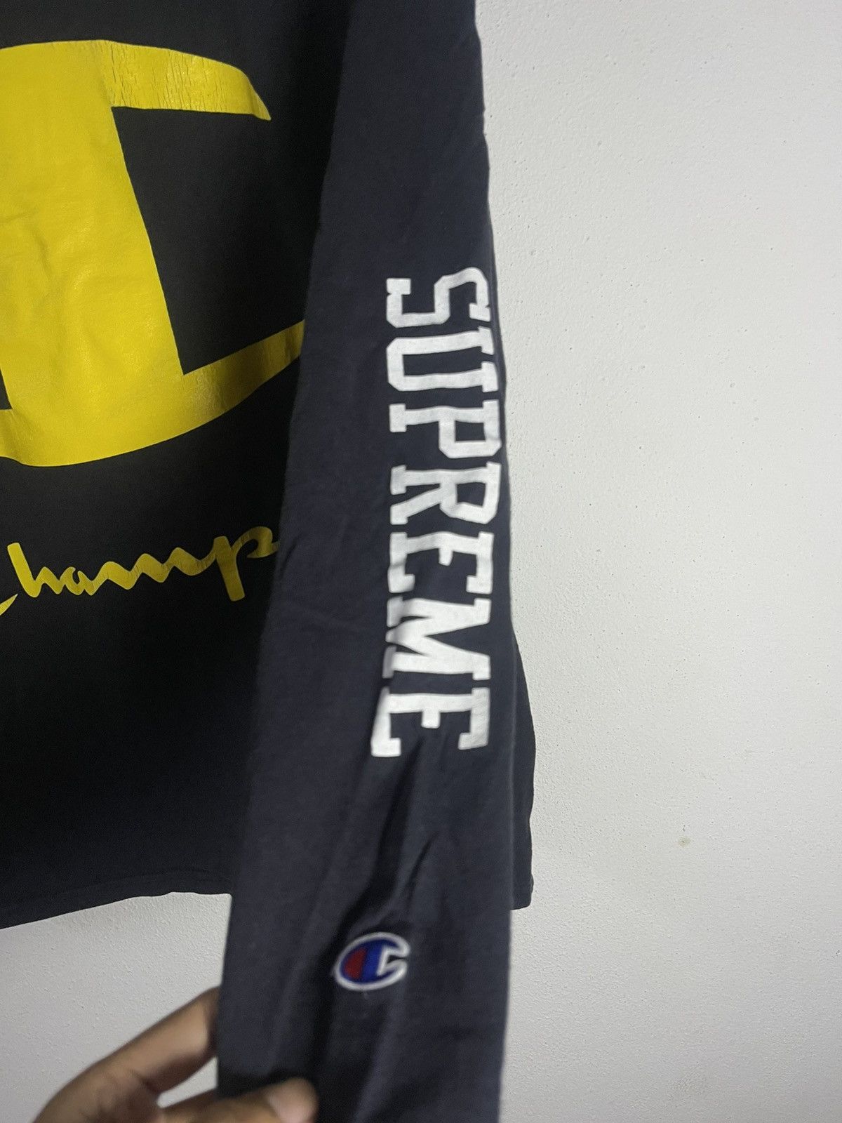 Champion × Supreme Supreme x Champion Stacked C Long Sleeve Tee Size US S / EU 44-46 / 1 - 3 Thumbnail