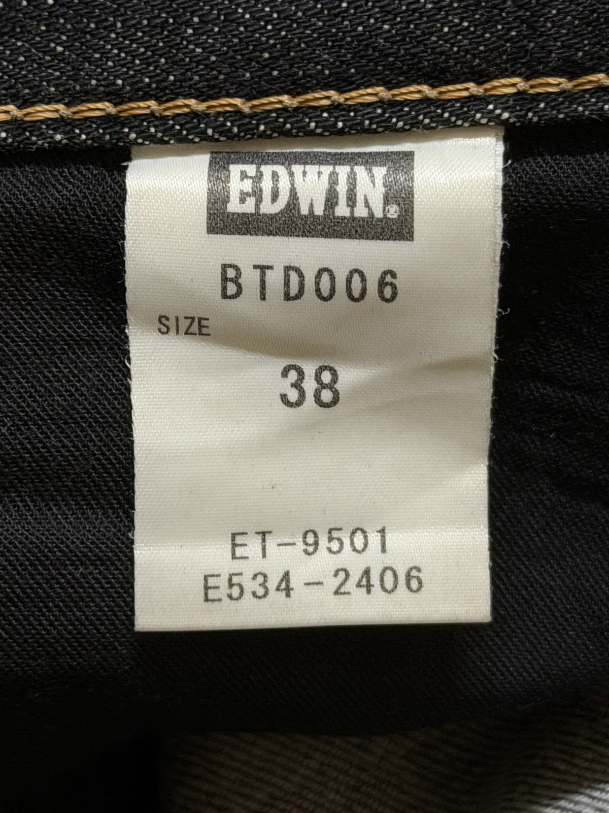Edwin Vintage 90s Japan Edwin Blue Trip Faded Wash Wide Leg Baggy Size US 38 / EU 54 - 7 Thumbnail