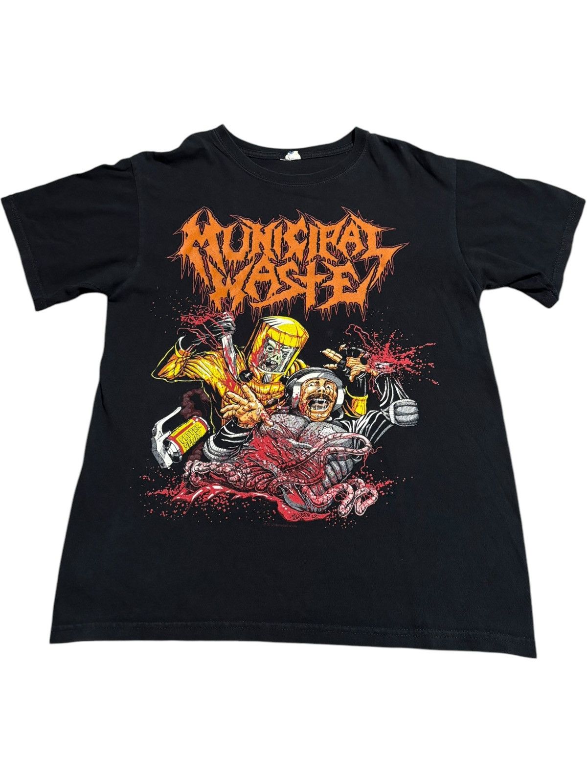 Band Tees M Municipal Waste Concert T-Shirt Black Metal band zombie Size US M / EU 48-50 / 2 - 1 Thumbnail