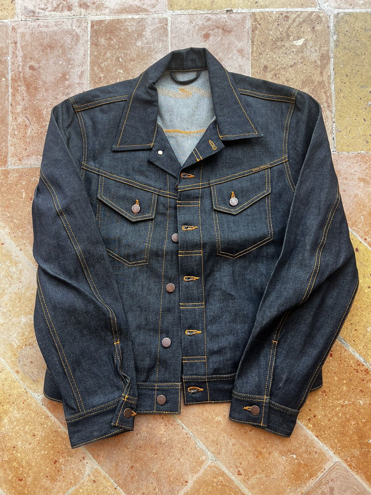 Nudie Jeans Nudie Jeans Perry Org Back 2 Black Jacket | Grailed