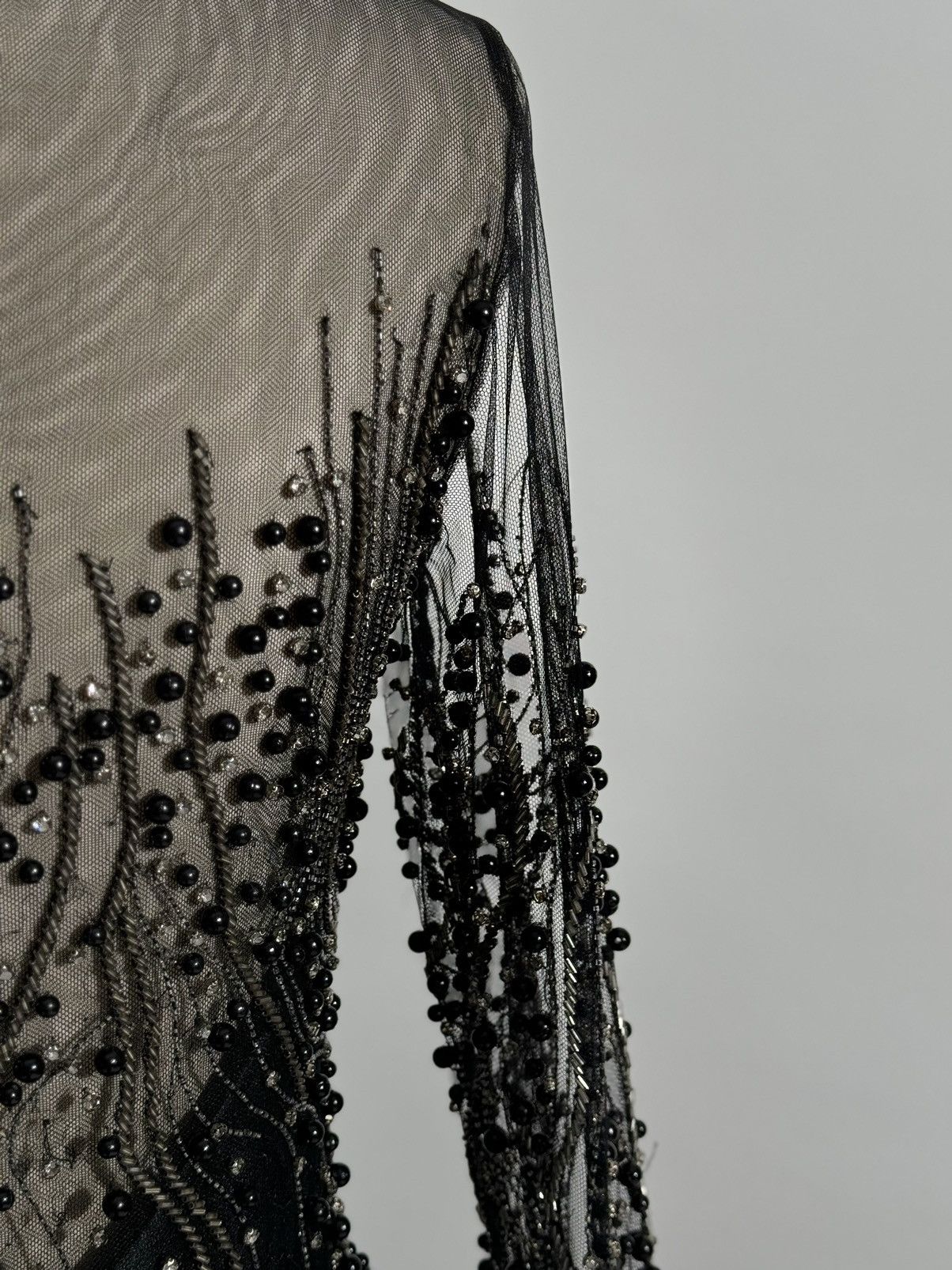 Other Brand New US 10 GEMY MAALOUF Beaded Embroidered Gown Size L / US 10 / IT 46 - 9 Thumbnail