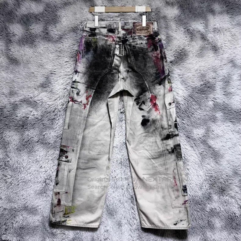 Acne Studios Acne Studios 1981 Vintage Graffiti Denim Pants Size US 31 - 4 Thumbnail