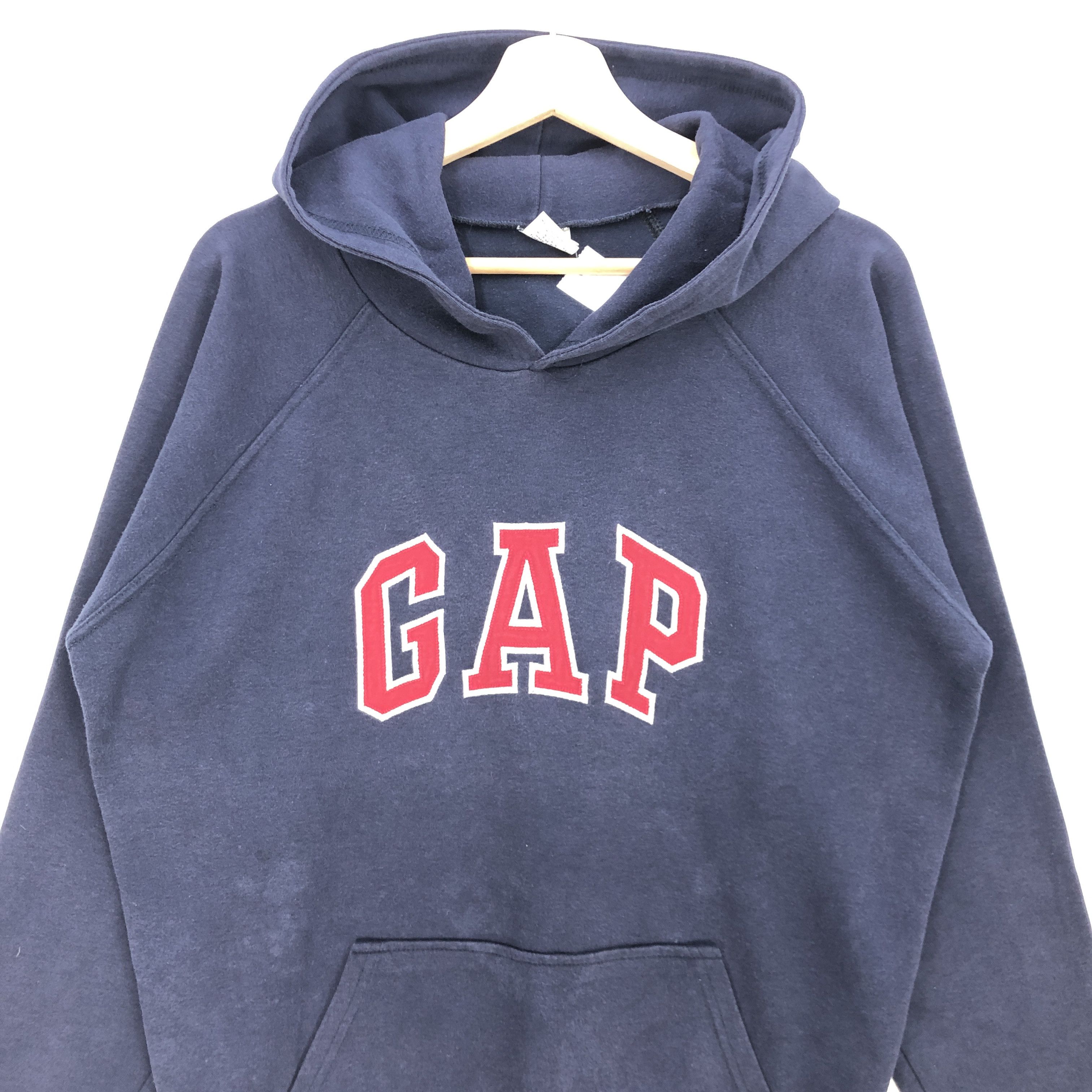 Gap × Vintage Vintage GAP Sweatshirt Hoodies GAP Sweater Hooded Size US XL / EU 56 / 4 - 4 Thumbnail