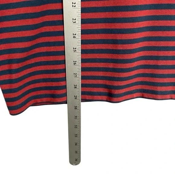 J. Peterman J Peterman Mens Size XL North Sea Red & Navy Henley EUC Size US XL / EU 56 / 4 - 7 Thumbnail
