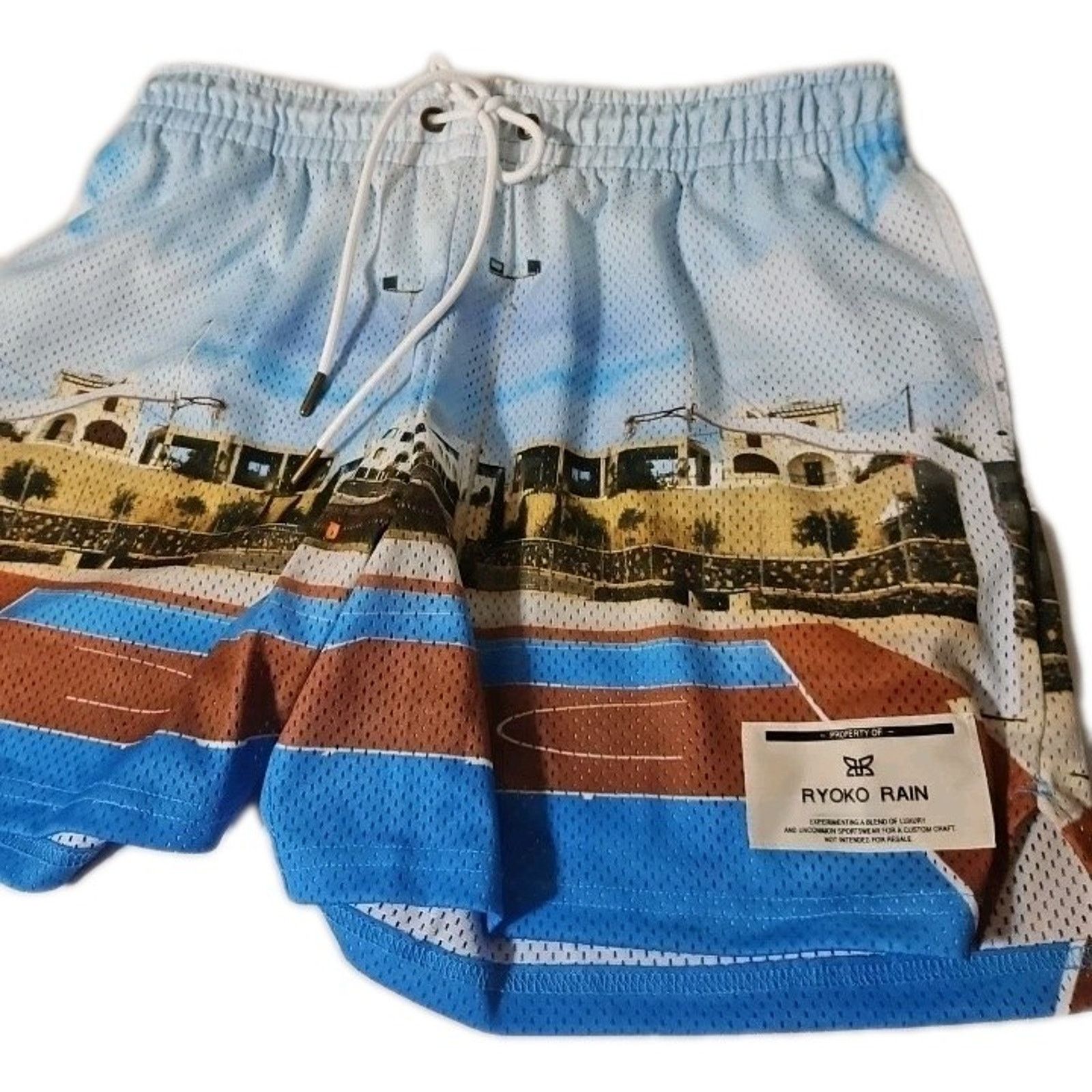 Ryoko Rain Ryoko Rain Shorts XL Blue FIRST NFC DROP Drawstring Mesh USA Size US 36 / EU 52 - 2 Thumbnail