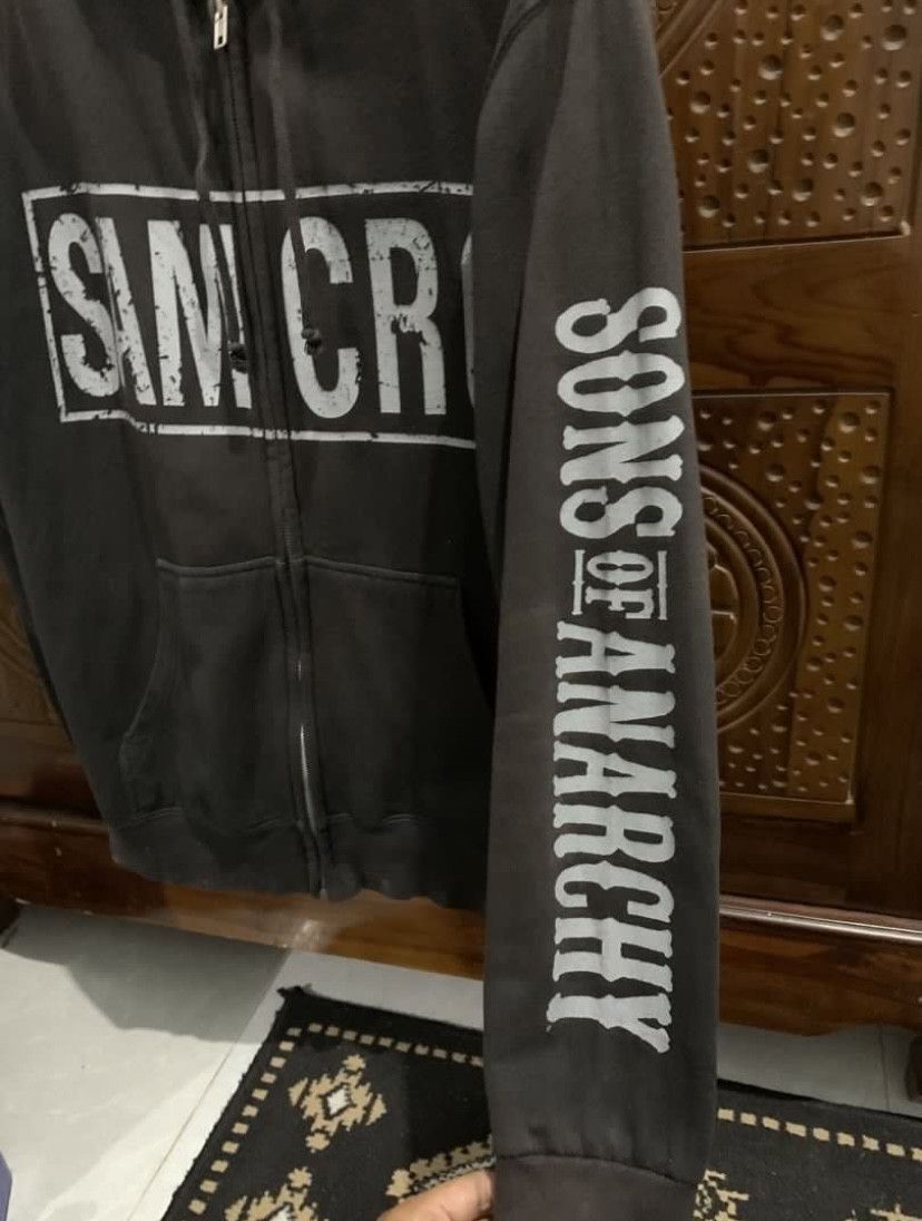 American Apparel Sons Of Anarchy Samcro Reaper Zip Hoodie Size US L / EU 52-54 / 3 - 2 Thumbnail
