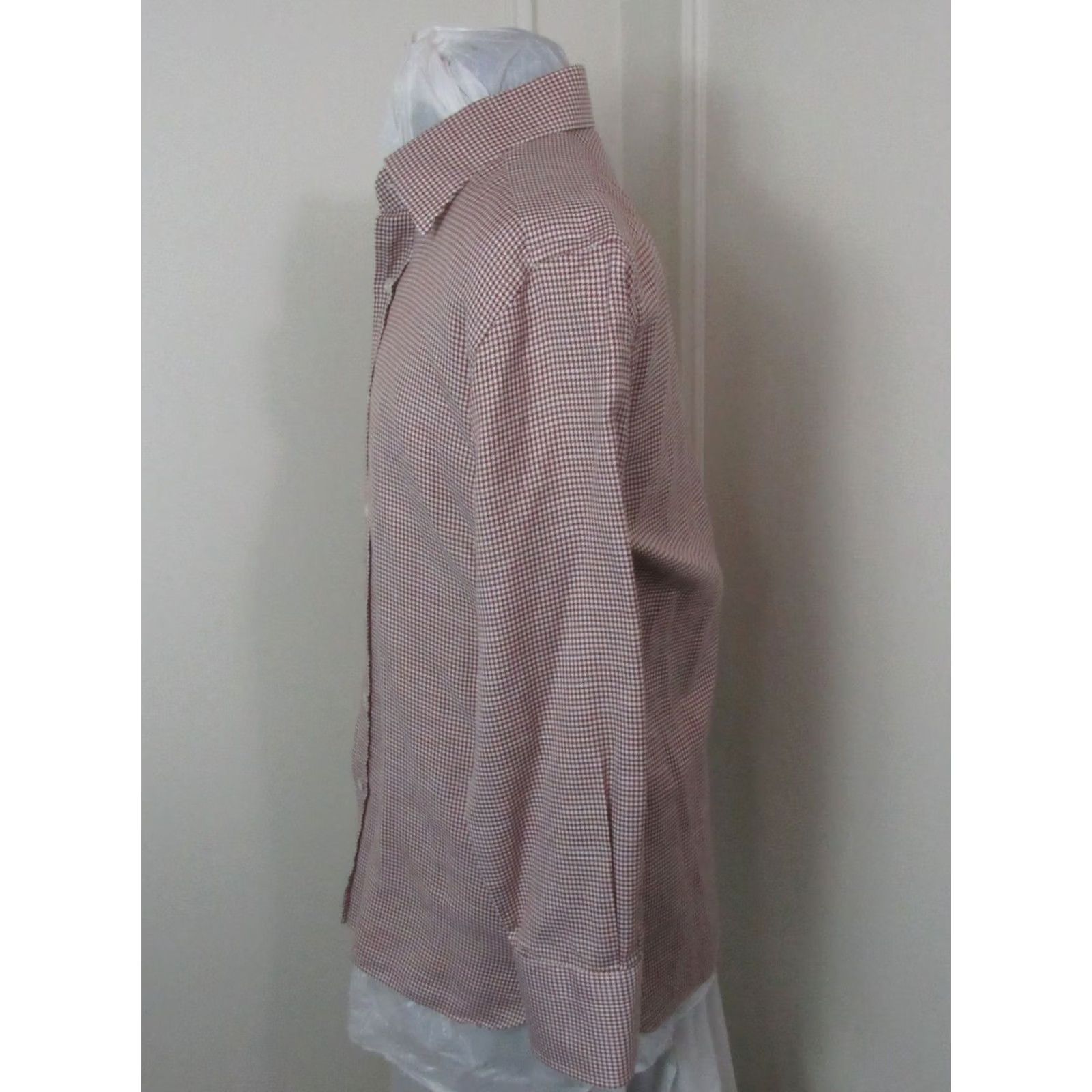 Tom Ford Tom Ford Designer Shirt Dress Button Up Houndstooth Size 42 / 16.5 Size 46R - 4 Thumbnail