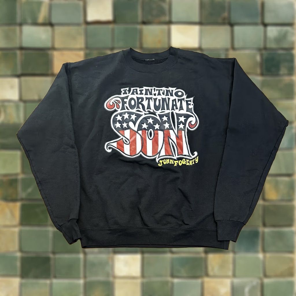 Vintage John Fogerty Fortunate Son Sweatshirt M Made In USA Rock Music Size US M / EU 48-50 / 2 - 1 Thumbnail
