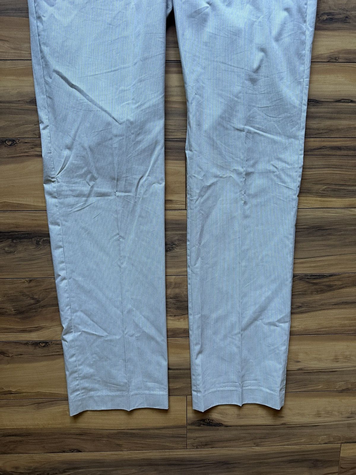 Express Men's Light grey/ white express dress Pants Size US 34 / EU 50 - 2 Thumbnail