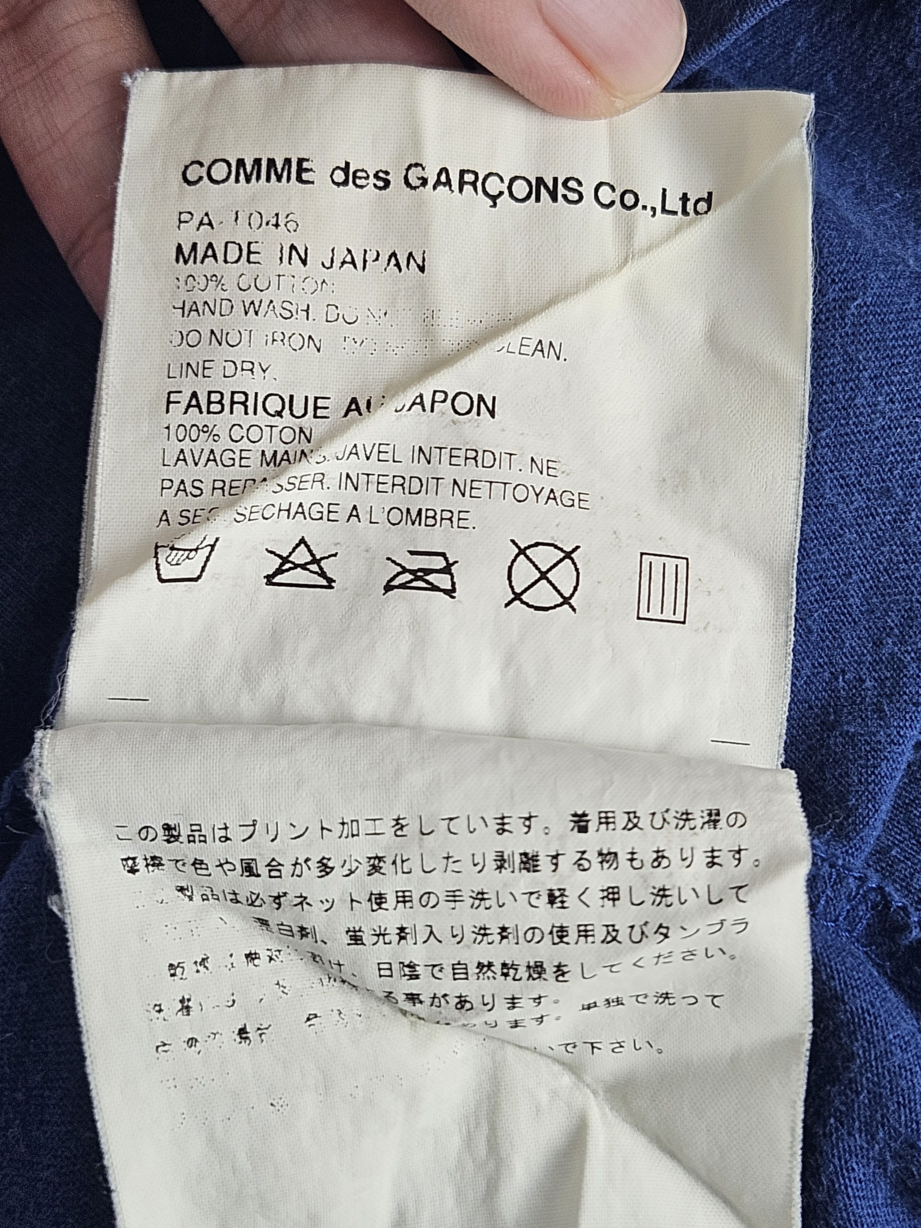 Comme des Garcons Comme des Garcons Homme Plus CDG Hand Sign Shirt Size US S / EU 44-46 / 1 - 5 Thumbnail