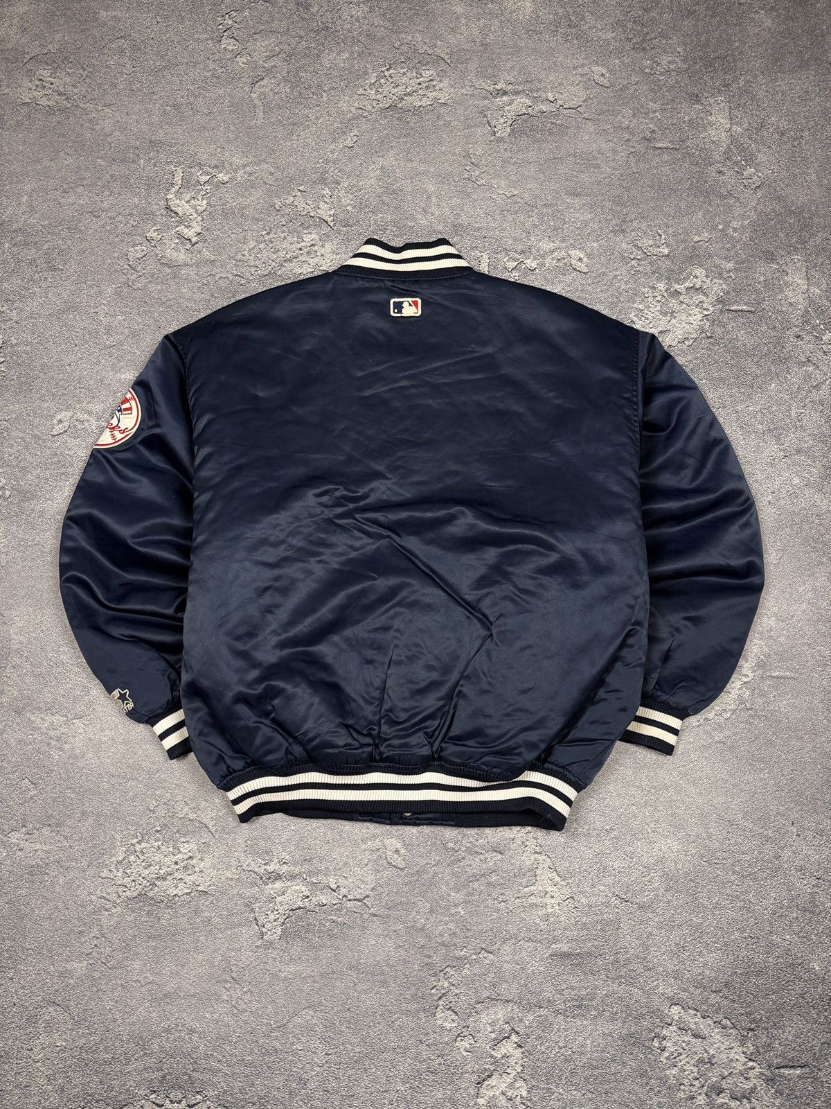 Majestic × Vintage Vintage 90’s Majestic New York Yankees Bomber Jacket Size US XL / EU 56 / 4 - 6 Thumbnail