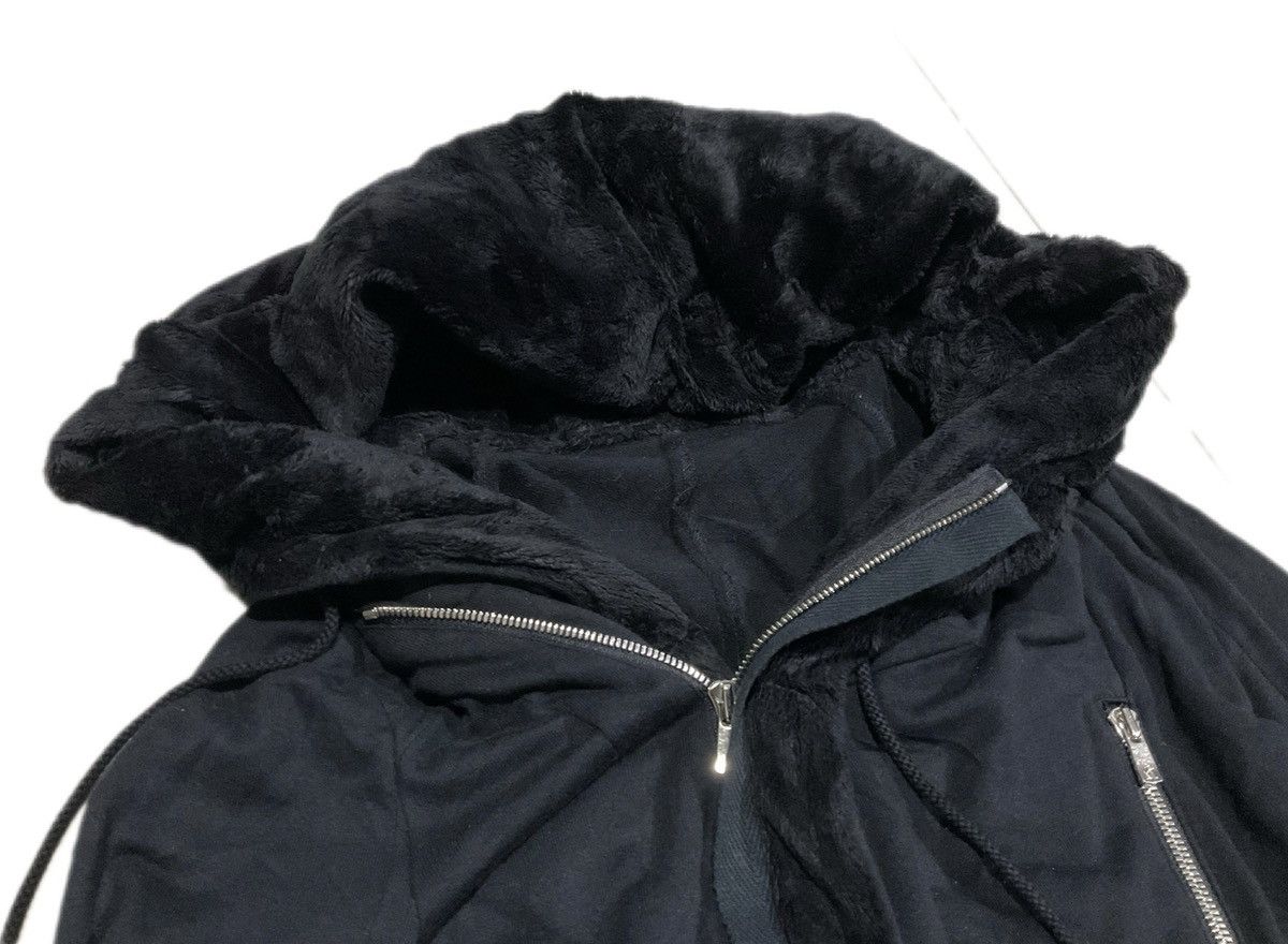 Bajra × Japanese Brand × Le Grande Bleu (L.G.B.) 🔥Sick Y2K Bajra Bono Jacket Fur Lining Zipper Hoodie Size US XS / EU 42 / 0 - 9 Thumbnail
