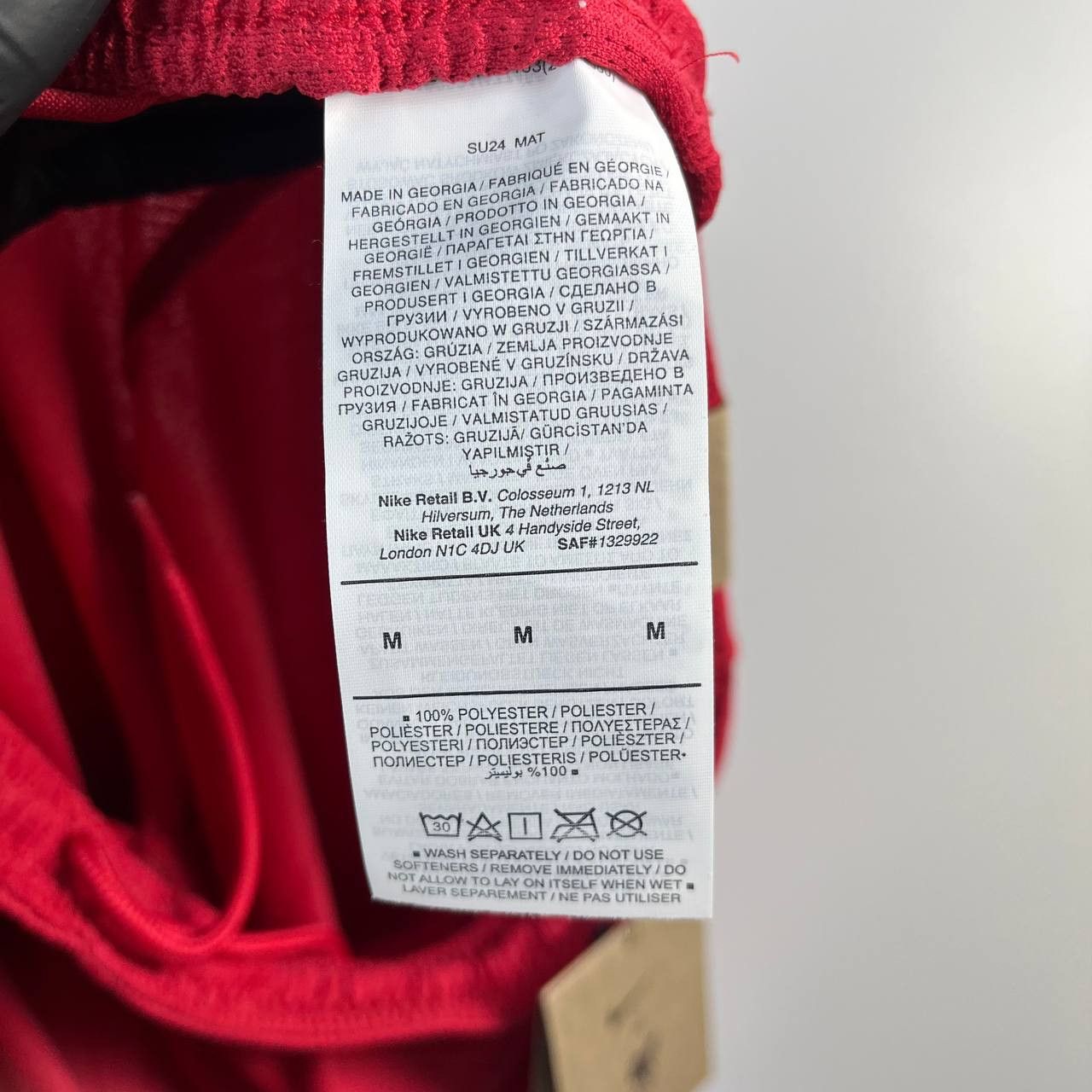 Nike Liverpool Fc Nike Home Football Shorts LFC Mens Size M Size US 35 - 5 Thumbnail