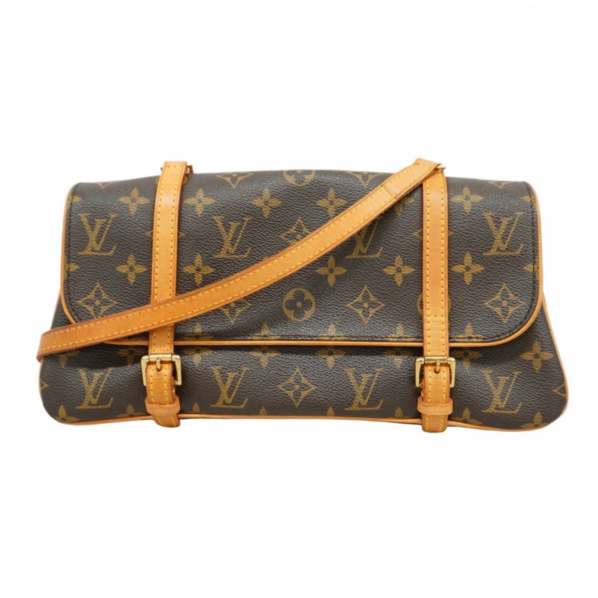 Louis Vuitton Shoulder Bag Monogram Marel M51157 Brown Ladies, Women's