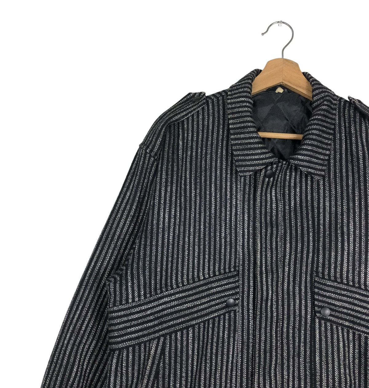 Japanese Brand 🔥VINTAGE HICKORY CHORE BOMBER JACKET BIG POCKET ISSEY MIYAKE Size US M / EU 48-50 / 2 - 7 Thumbnail
