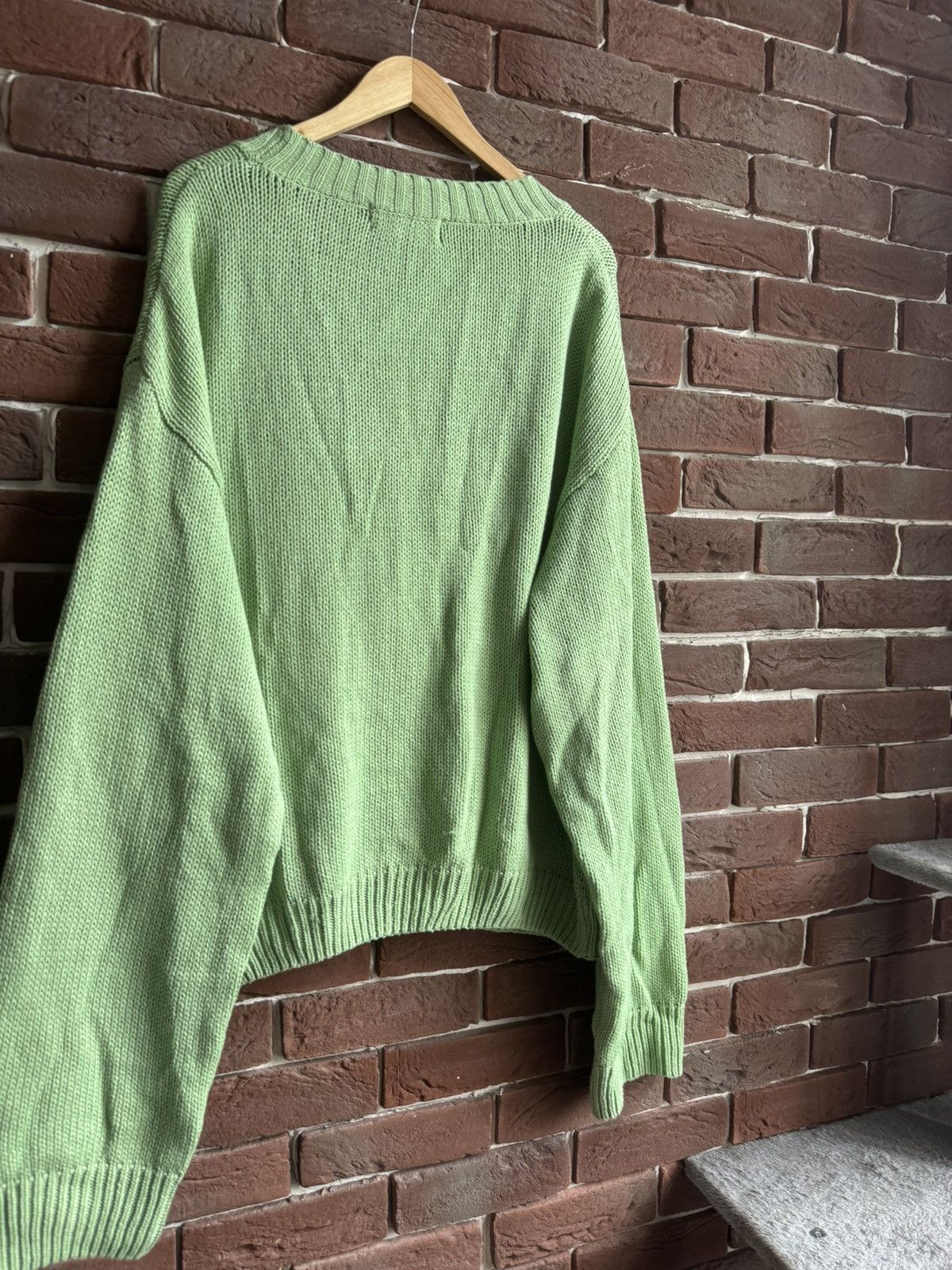 Japanese Brand Rare Ruben Kone Cardigan Heavy Knitted Sweater Mint Large Size US L / EU 52-54 / 3 - 11 Thumbnail
