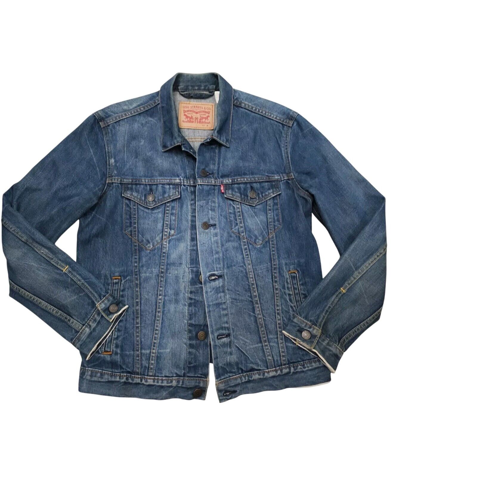 Levi's Levis Jacket Trucker Type 3 Modern Button Up Jean Denim Size US M / EU 48-50 / 2 - 2 Thumbnail