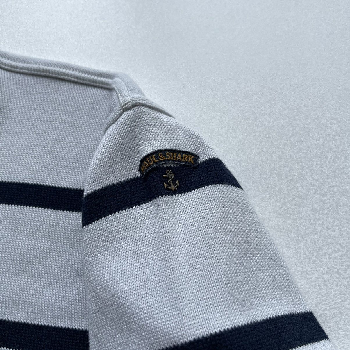 Paul & Shark Paul & Shark Yachting Bretagne Stripe Cotton Vintage Sweater Size US M / EU 48-50 / 2 - 5 Thumbnail