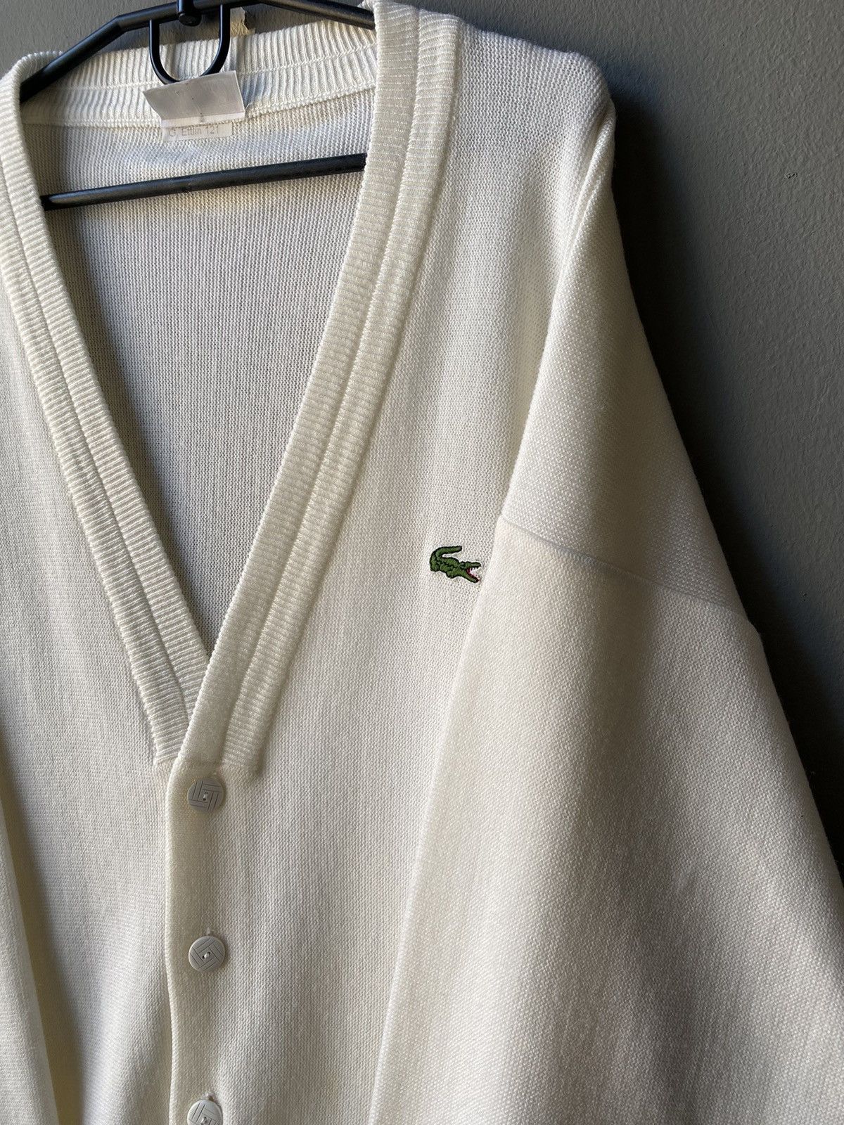 Lacoste Vintage 80s Lacoste Cardigan Very Rare Size US XL / EU 56 / 4 - 6 Thumbnail
