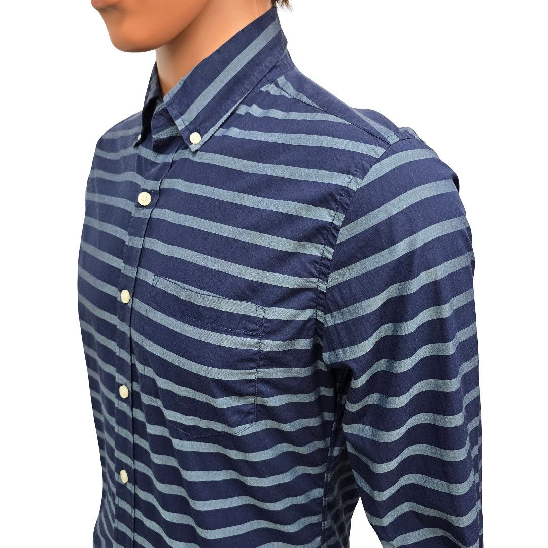 J.Crew J. Crew Lightweight Shirt Men S Slim-Fit Button-Down Striped Size US S / EU 44-46 / 1 - 7 Thumbnail