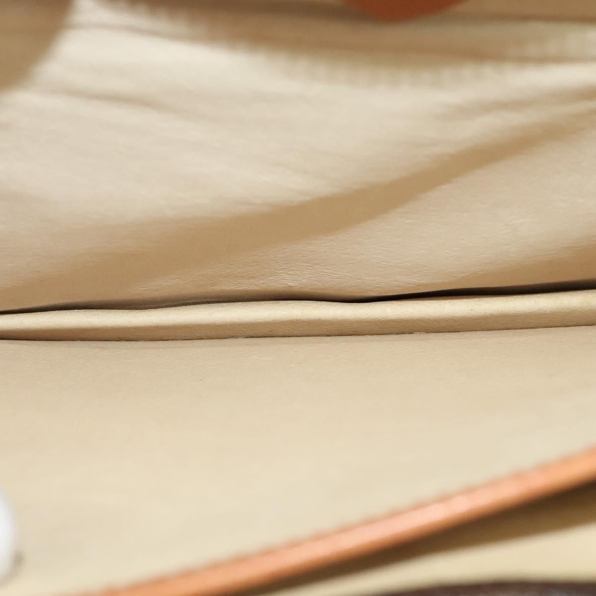 Celine CELINE Macadam Canvas Business Bag Pvc Leather Brown Gold Size ONE SIZE - 11 Thumbnail