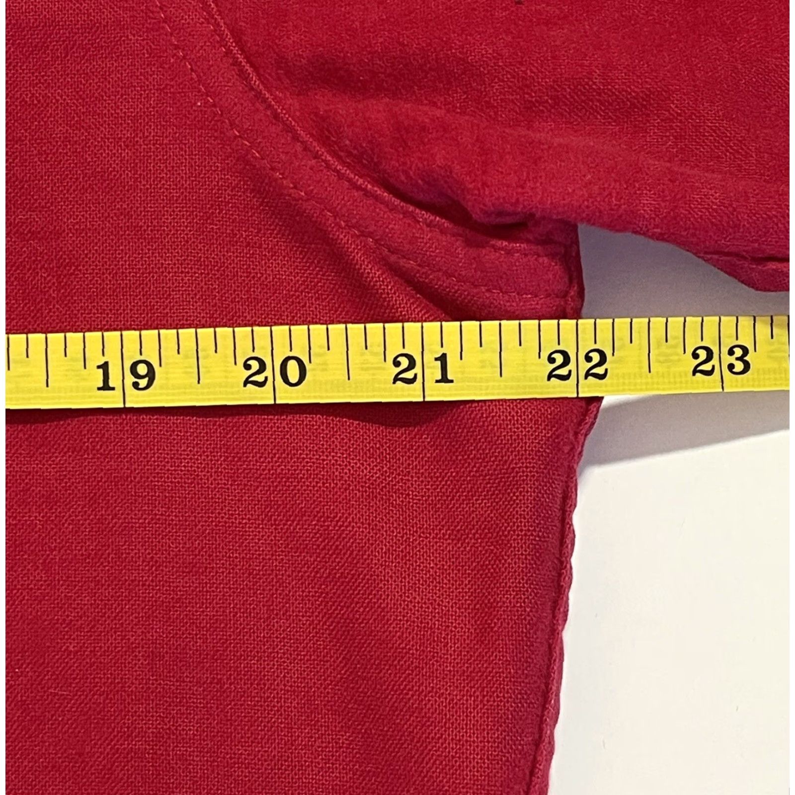 Vintage VINTAGE St. John's Bay Shirt Mens Heavyweight Flannel 70s 80s Button-Up Long Sleeve Red Cotton M Regular Mens Size US M / EU 48-50 / 2 - 6 Thumbnail