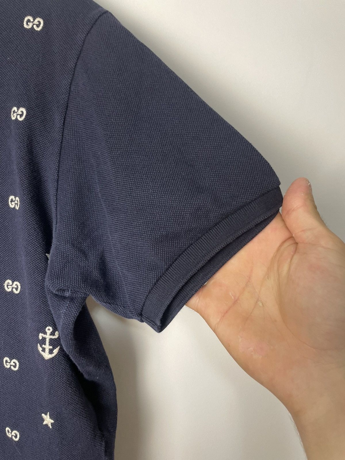 Gucci Gucci polo with anchor Size US XL / EU 56 / 4 - 8 Thumbnail