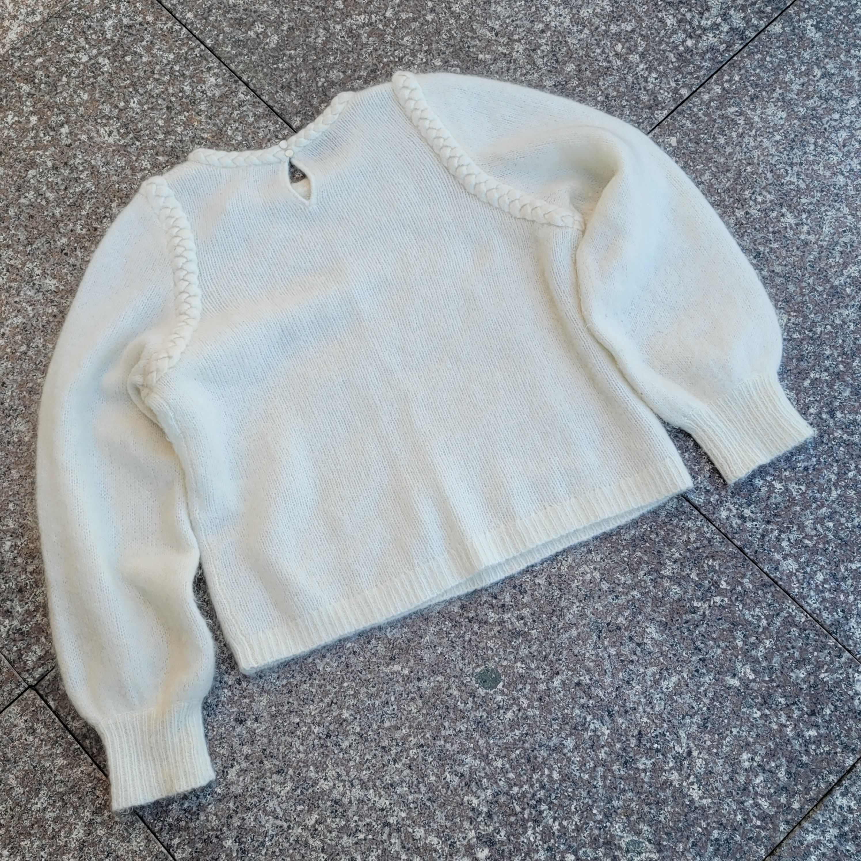 Sezane Sezane Annita sweater cream color Size L / US 10 / IT 46 - 2 Thumbnail
