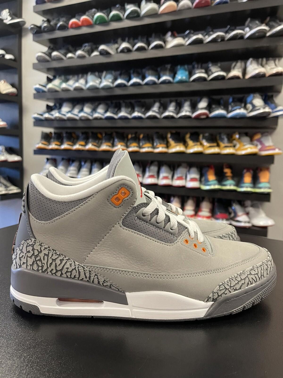 Jordan Brand Size 10.5 - Nike Air Jordan 3 Retro Mid Cool Grey CT8532-012 Size US 10.5 / EU 43-44 - 3 Thumbnail