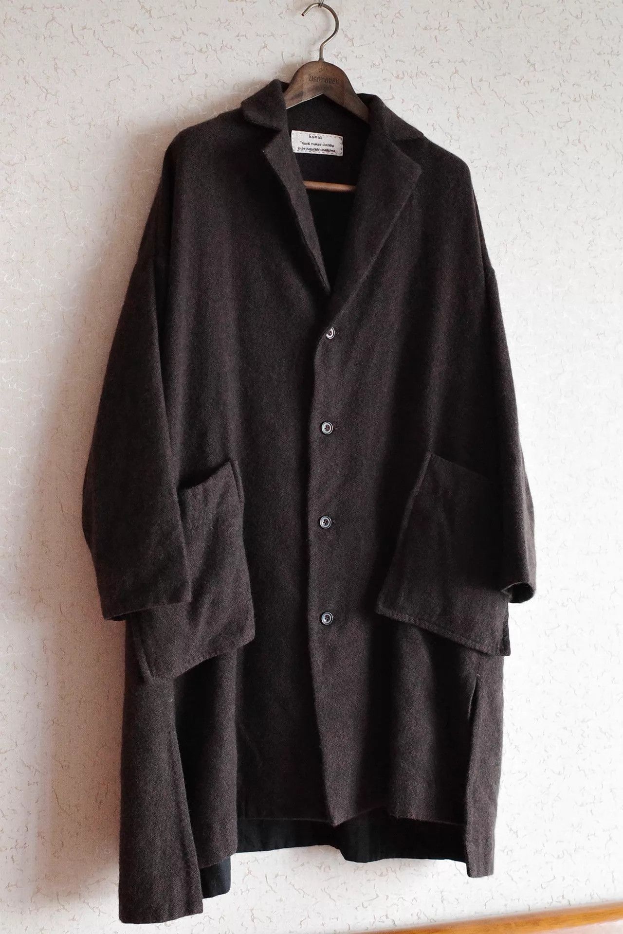 Other Kaval 00s Deep Brown Cashmere Overcoat Size US M / EU 48-50 / 2 - 2 Thumbnail