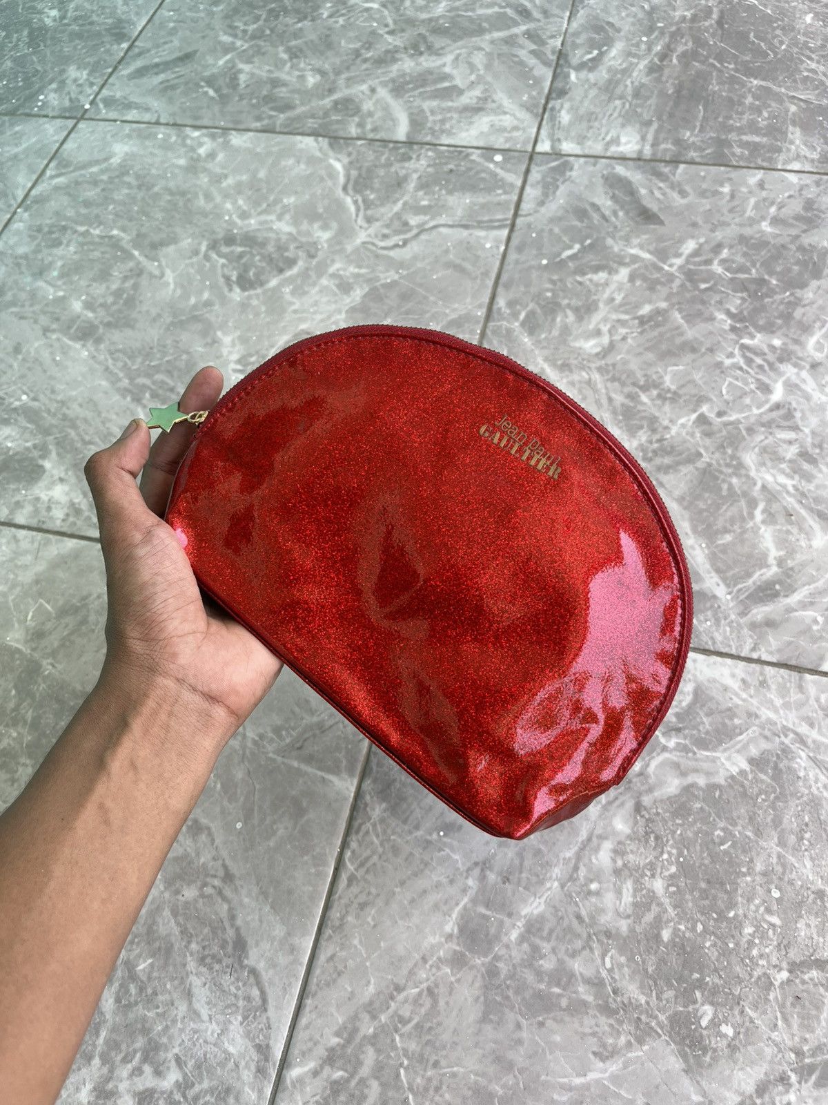 Jean Paul Gaultier Jean Paul Gaultier Red In Glitter Clutch Bag Size ONE SIZE - 1 Thumbnail