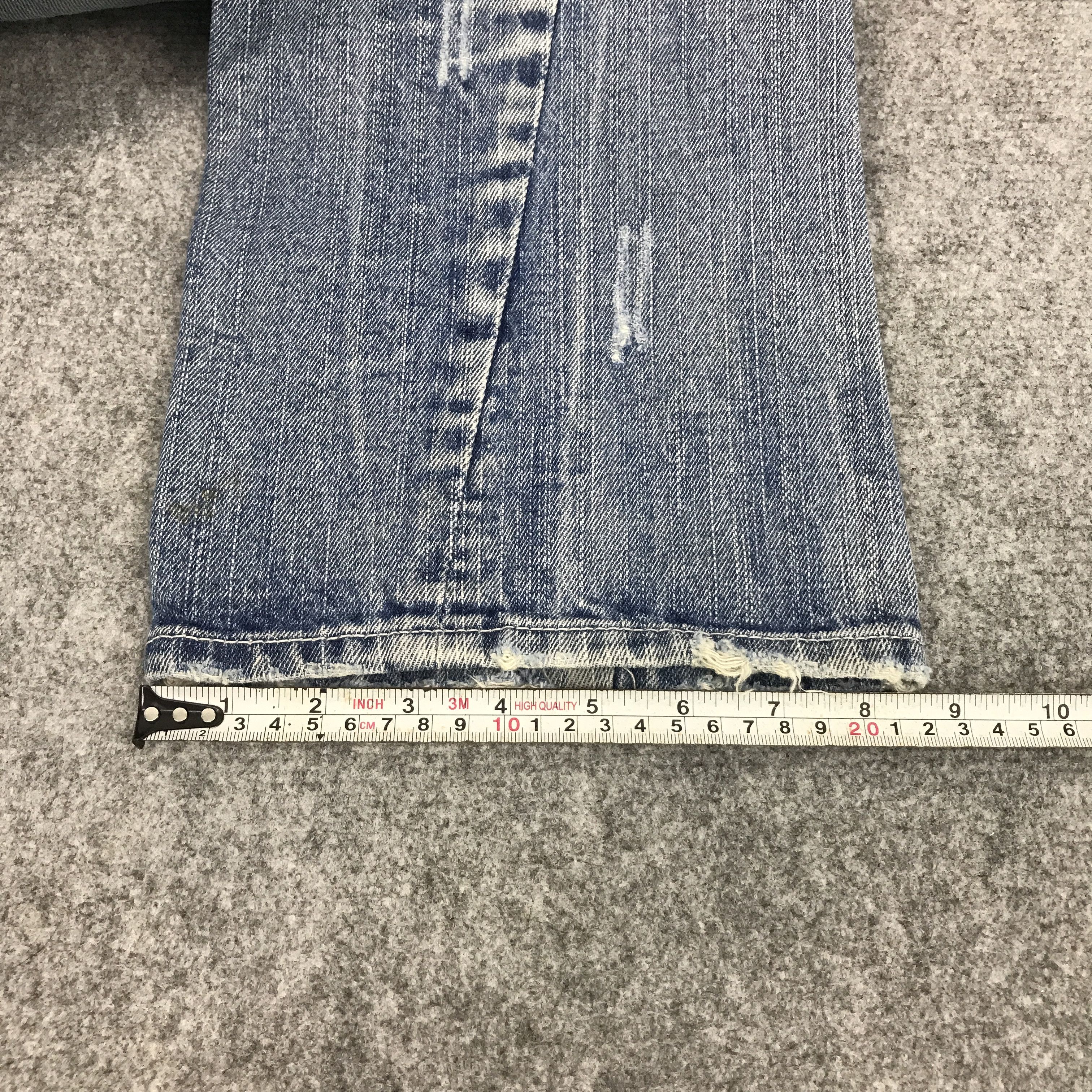Japanese Brand JAPAN STYLE DENIM SORRIDERE DISTRESSED BOOTCUT JEANS Size US 30 / EU 46 - 12 Thumbnail