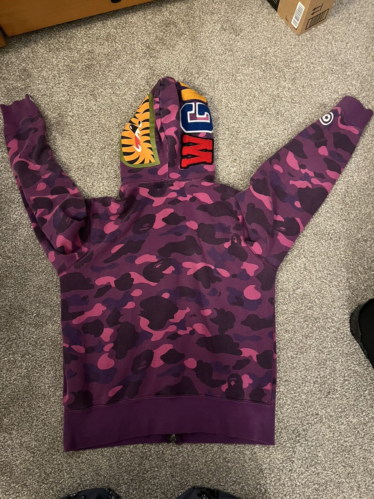 Bape Bape Shark full zip hoodie Size US M / EU 48-50 / 2 - 2 Thumbnail